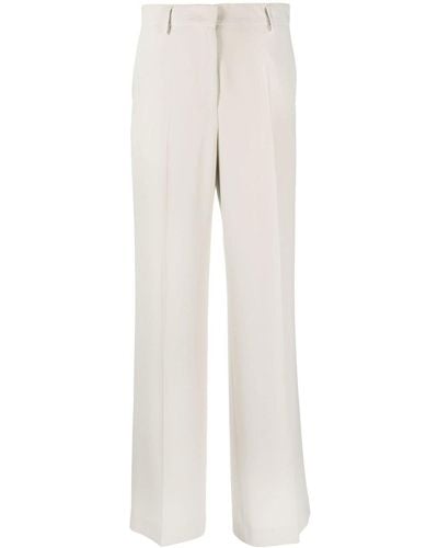 Alberto Biani Straight-leg Tailored Trousers - White