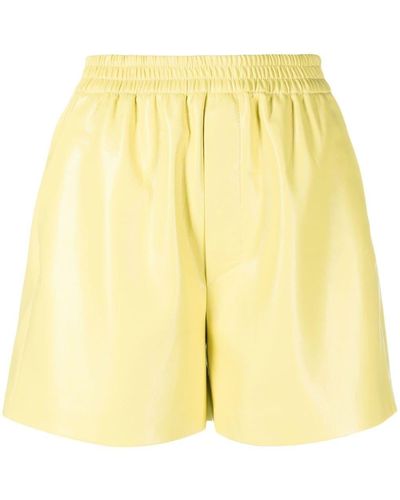 Nanushka Elasticated-waist Shorts - Yellow