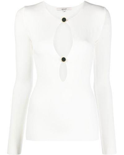 MANURI Jackie 2.4 Long-sleeved T-shirt - White