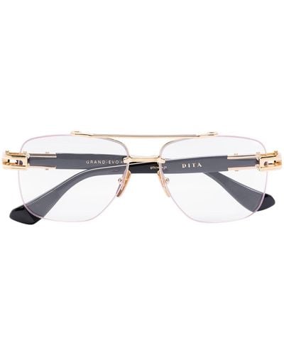 Dita Eyewear Grand Evo パイロット 眼鏡フレーム - ブラック
