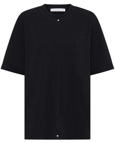 Dion Wear Black American Flag T-Shirt - 100% Cotton, Relaxed Fit, Printed In USA, Charcoal XXX-Large