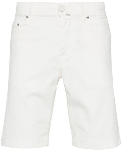 Jacob Cohen Stretch Bermuda Shorts - White