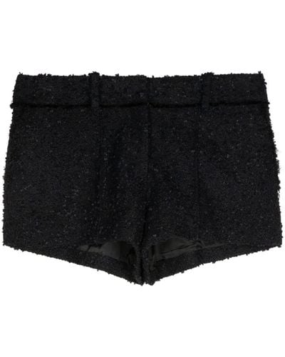 Rabanne Tweed Mini Shorts - Black