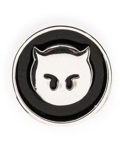 Maria Black Naughty Coin Charm - White