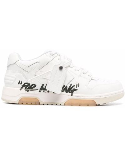 Off-White c/o Virgil Abloh Out Of Office 'ooo' Sneakers - Wit