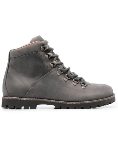 Birkenstock Jackson Leather Boots - Grey