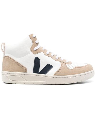 Veja Logo-patch High-top Trainers - White