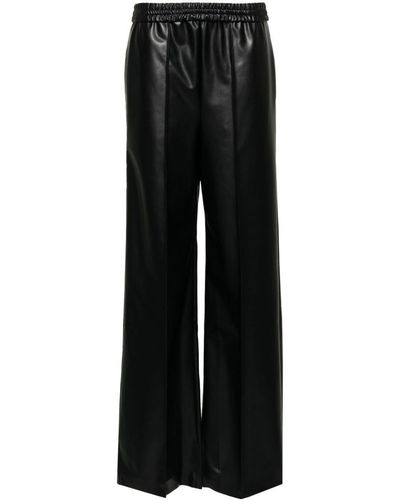 Wolford Pantalon en cuir artificiel à taille élastiquée - Noir