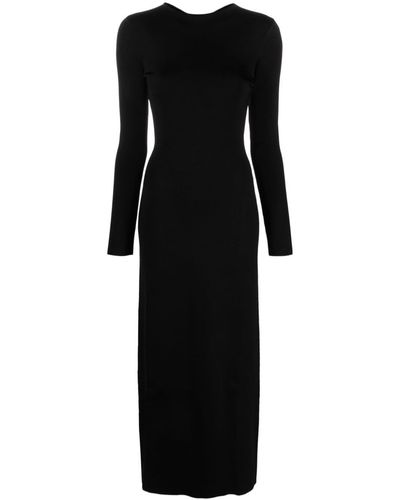 Galvan London Mini-jurk Met Open Rug - Zwart