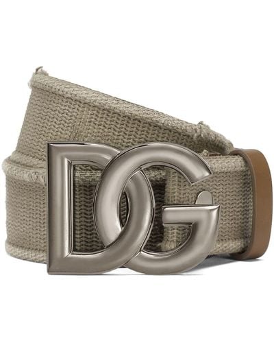 Dolce & Gabbana Dgロゴ ベルト - グレー