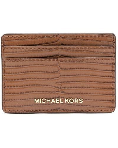 Michael Kors Jet Set Leather Cardholder - Brown