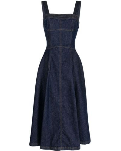 Jonathan Simkhai Kleid mit Gürtel - Blau
