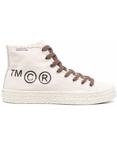 Acne Studios Zapatillas con logo y cordones - Multicolor