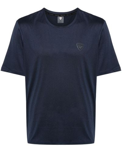Rossignol T-shirt con logo in rilievo - Blu