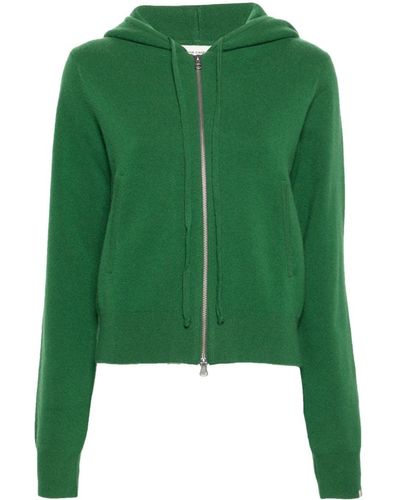 Extreme Cashmere No318 Zip-up Cardigan - Green