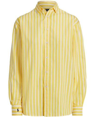 Polo Ralph Lauren Chemise en coton à rayures - Jaune