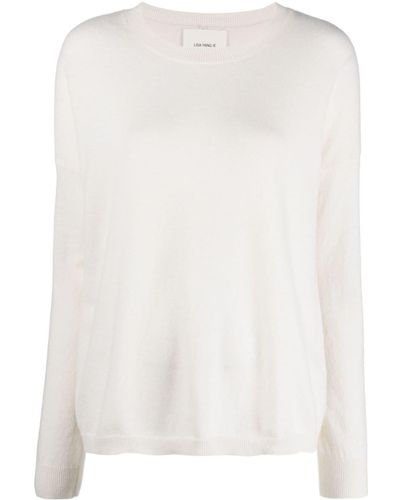 Lisa Yang Drop-shoulder Cashmere Sweater - White