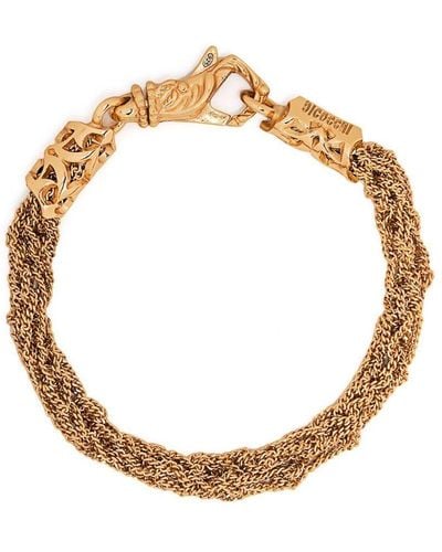 Emanuele Bicocchi Crocheted Bracelet - Metallic