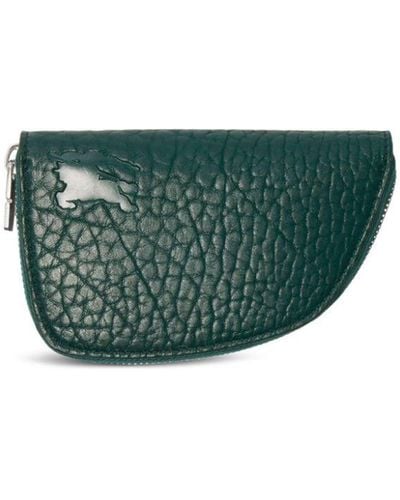 Burberry Medium Shield Zip Wallet - Green