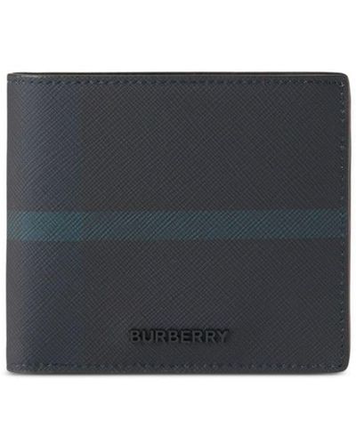 Burberry Portafoglio con logo - Blu