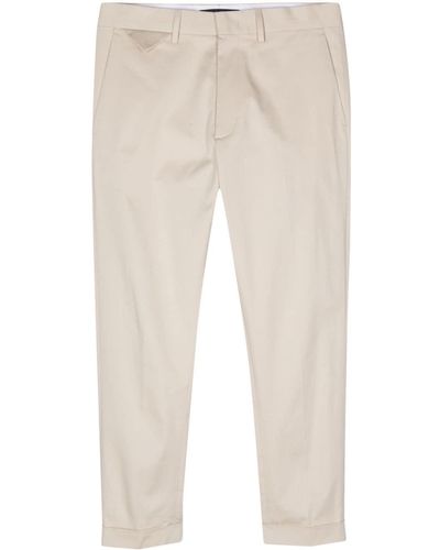 Low Brand Cooper Slim-cut Cropped Pants - Natural