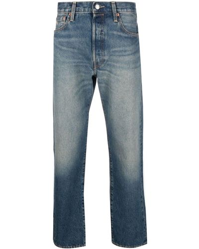 Levi's Mid-rise Straight-leg Jeans - Blue