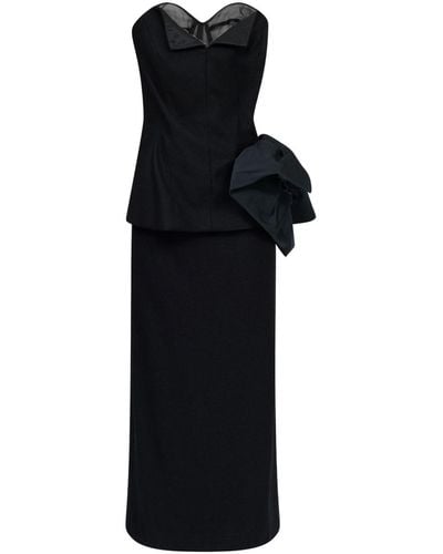 Maison Margiela Décortiqué Midi Dress - Black