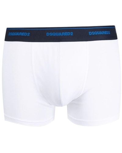 DSquared² Shorts mit Logo-Bund - Blau
