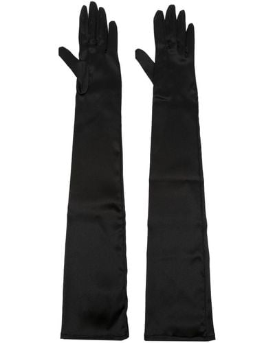 Dolce & Gabbana Lange Handschoenen - Zwart