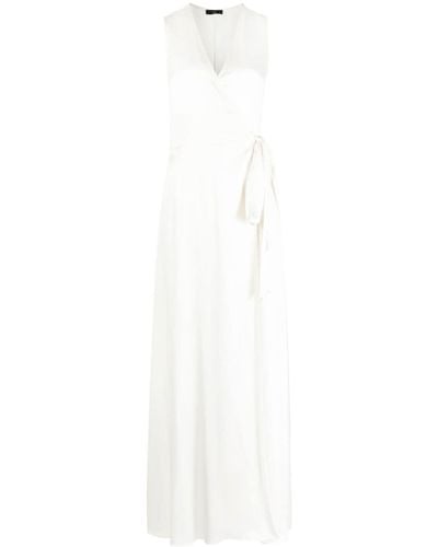 Voz Wrap-style Maxi Dress - White