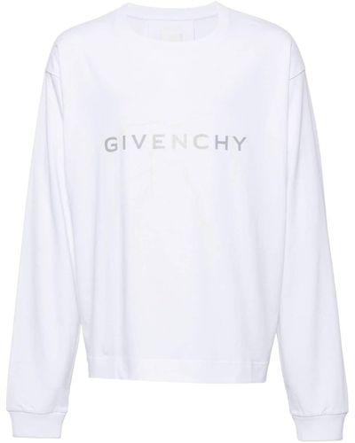Givenchy Camiseta con logo estampado - Blanco