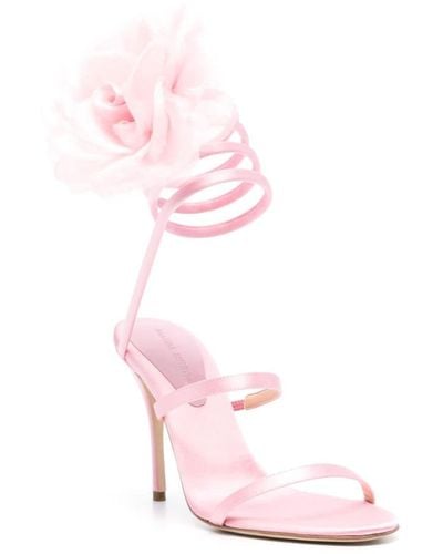 Magda Butrym 105mm Satin Sandals - Pink