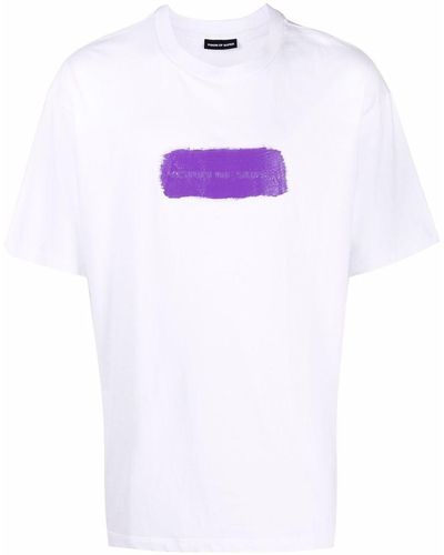 Vision Of Super T-shirt Met Logoprint - Wit