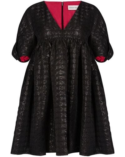 Nina Ricci Mini-jurk Met Stippen - Zwart