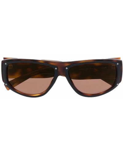 Givenchy Gafas de sol cat eye con efecto carey - Marrón