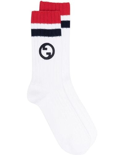 Gucci Socken mit GG - Weiß