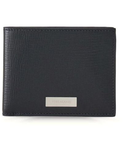 Ferragamo Logo-plaque Leather Wallet - Black