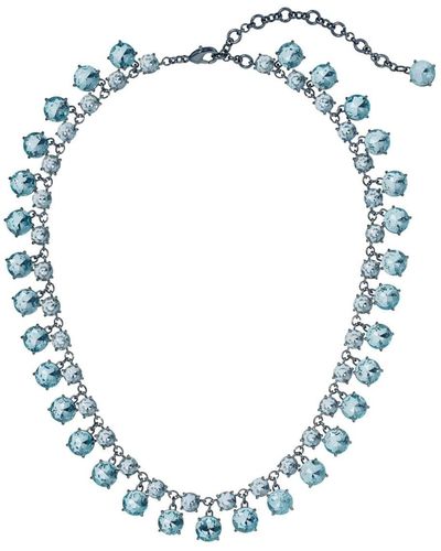 Roxanne Assoulin The Ice Breaker Crystal Necklace - Blue