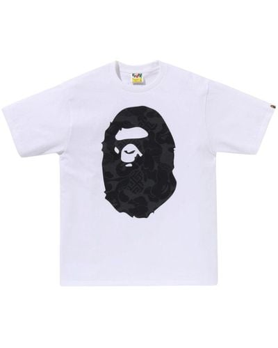 A Bathing Ape T-Shirt mit grafischem Print - Weiß