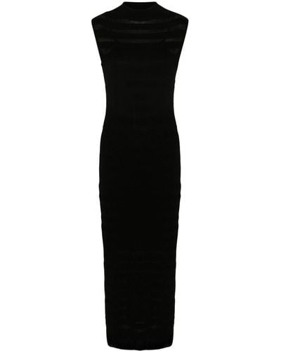 Claudie Pierlot Knitted Maxi Dress - Black