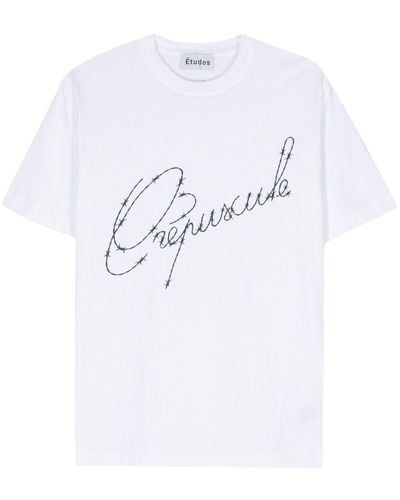 Etudes Studio Camiseta The Wonder N23 Crépuscule - Blanco