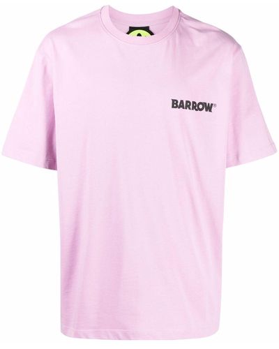 Barrow T-shirt Met Logoprint - Roze