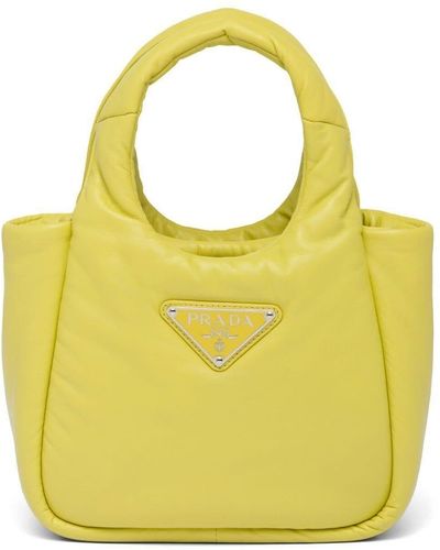 Damen-Shopper Taschen von Prada in Gelb | Lyst DE
