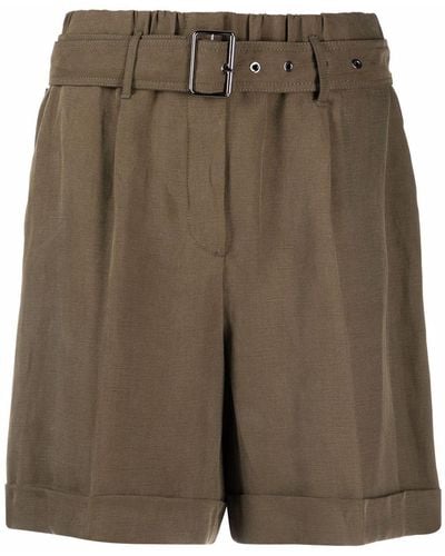 Woolrich Shorts mit Gürtel - Grün