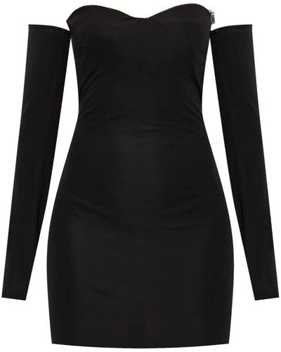 DSquared² Off-shoulder Mini Dress - Black