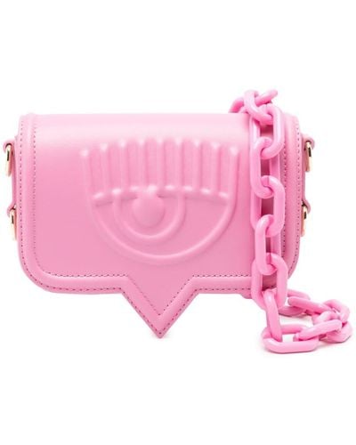 Chiara Ferragni Small Eyelike Crossbody Bag - Pink