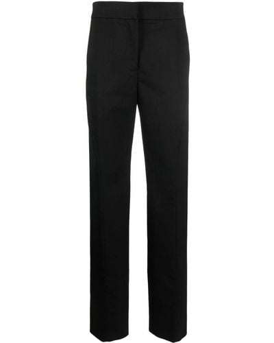 Genny Straight-leg Tailored Trousers - Black
