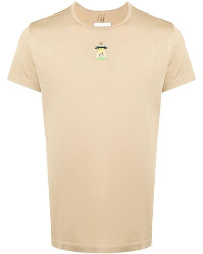 Doublet Camiseta con motivo bordado - Marrón