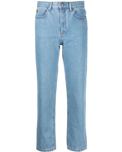 A.P.C. High Waist Jeans - Blauw