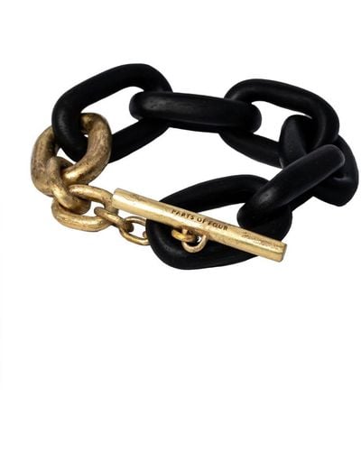 Parts Of 4 Toggle Chain Bracelet - Black